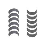 Kit de Bronzinas da Biela do Mercedes Benz 2423 K, 2726, 2726 K e outros - Metal Leve BB-367-J STD