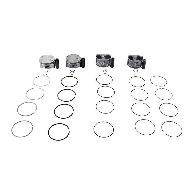 Pistão com Anel do Ford Ecosport, Fiesta e Focus - Metal Leve P&A-9789 0,50