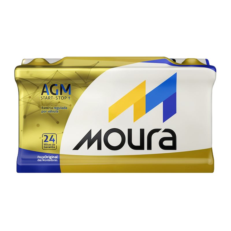 Bateria Moura 80Ah AGM - MA80CD