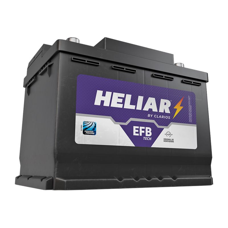 Bateria Heliar 60Ah EFB - HEFB60HD