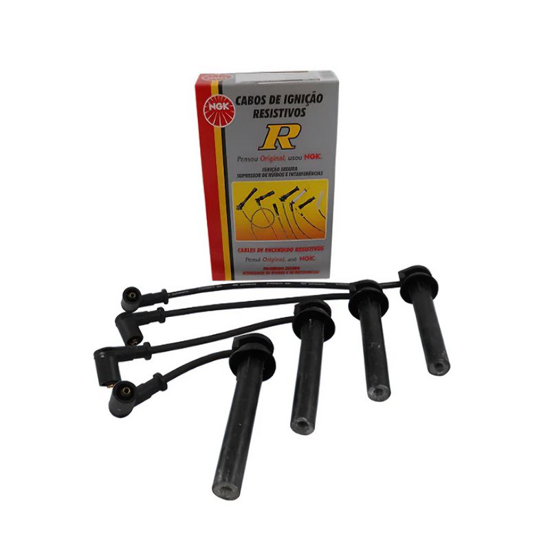 Jogo de Cabo de Vela do Fiat Bravo, Doblo, Grand Siena e outros - NGK SC-T66