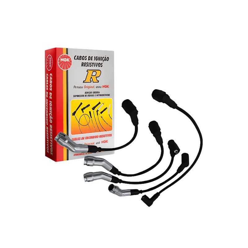 Jogo de Cabo de Vela do Ford Escort, Pampa e Verona - NGK STF26