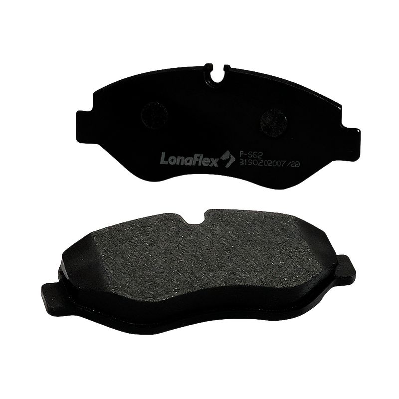 Pastilha de Freio Dianteiro do Mercedes Benz Sprinter Chassi, Sprinter Furgão, Sprinter Van e outros - Lonaflex P-662