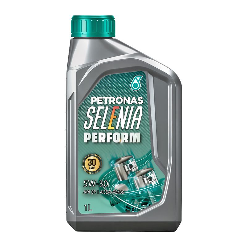 Óleo de Motor 5W-30 Sintético Petronas Selenia Perform API SP - Frasco de 1L