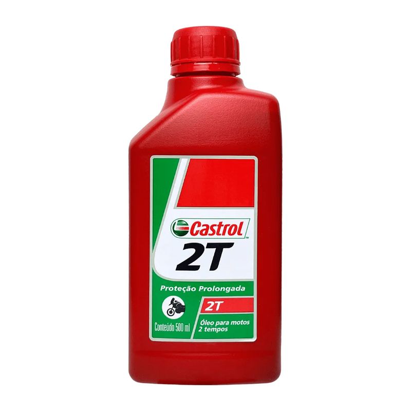 Óleo de Motor Moto 2T Mineral Castrol - Frasco de 500ML