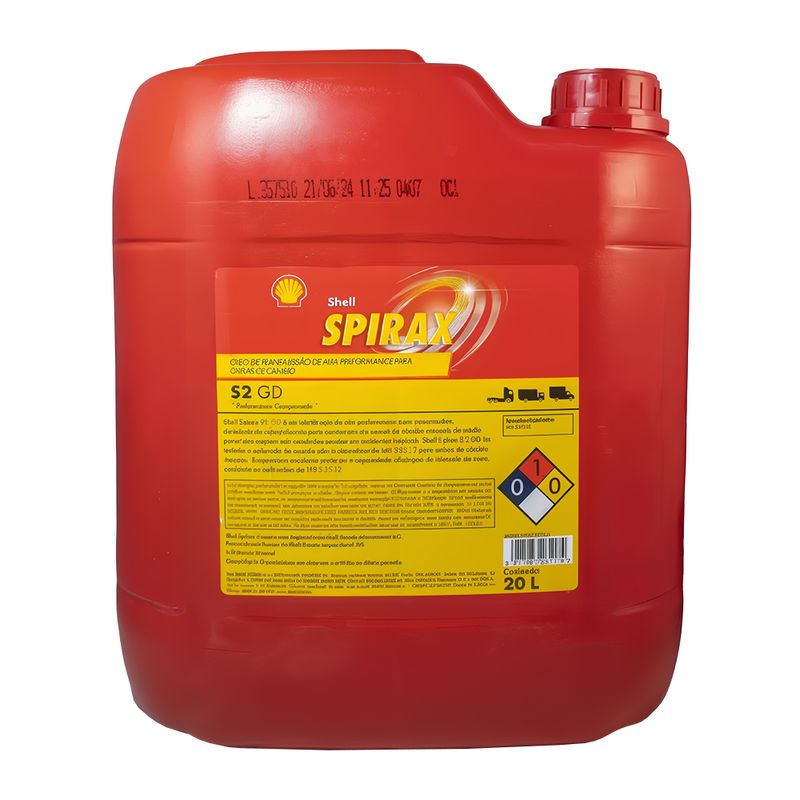 Óleo para Transmissão Shell Spirax S2 GD - Balde de 20L