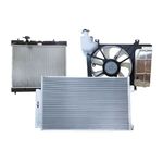 Kit com Eletroventilador + Condensador + Radiador do Toyota Etios e Etios Sedan - Denso BC023000-8750RC