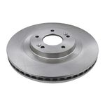 Disco de Freio Dianteiro Ventilado do Hyundai Santa Fé - Hipper Freios HF 329G