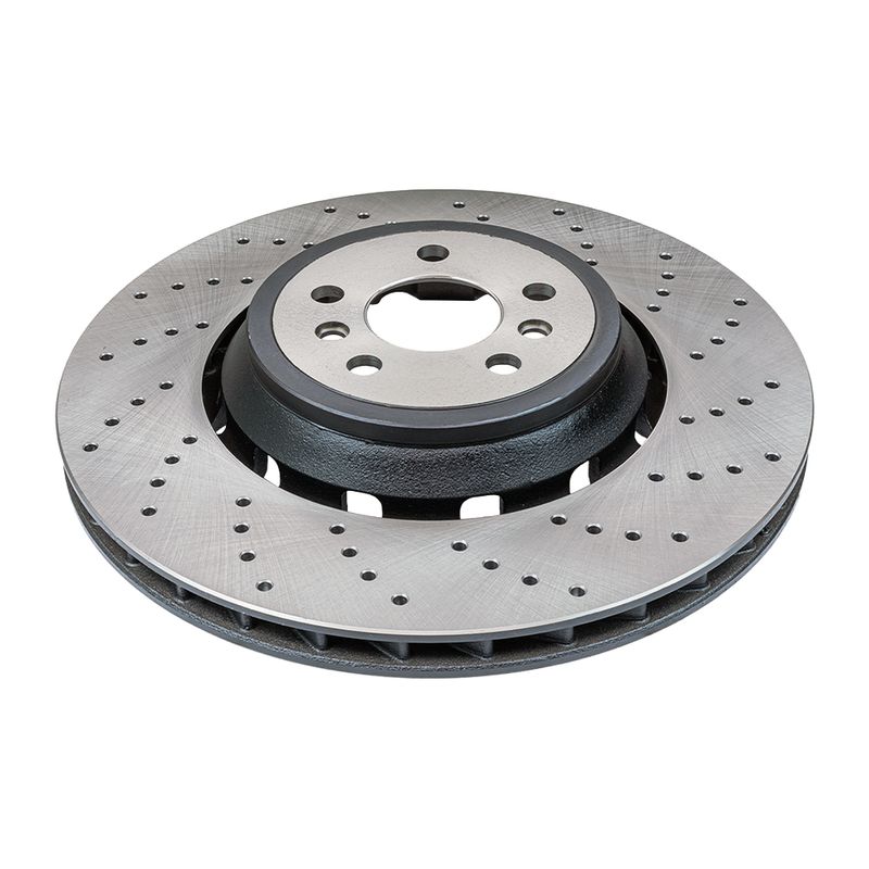 Disco de Freio Dianteiro Ventilado do BMW X5 e X6 - Hipper Freios HF 910G