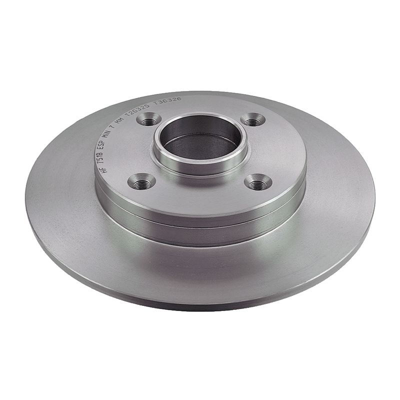 Disco de Freio Traseiro do Citroen C4, C4 Pallas, C4 VTR e outros - Hipper Freios HF 751B