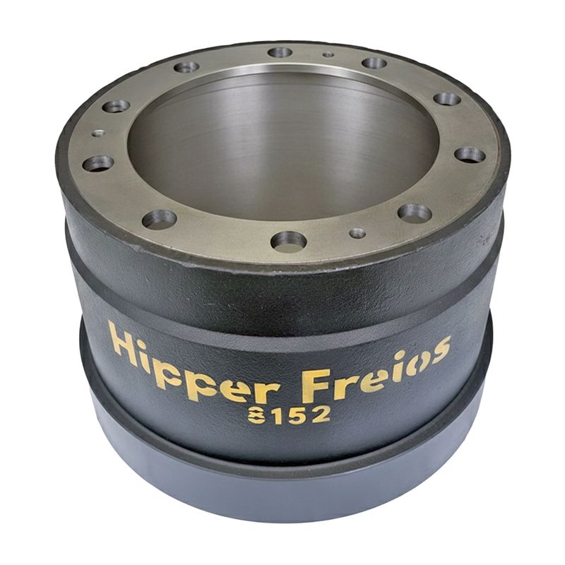 Tambor de Freio Traseiro do Volkswagen 17-210, 17.210 EOD TCAE, Agrale MA 15.0 e outros - Hipper Freios HF 8152