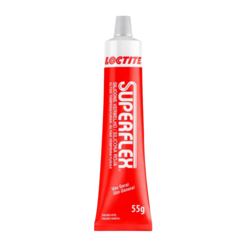 Silicone Loctite Superflex Vermelho 581034 - Bisnaga de 55g