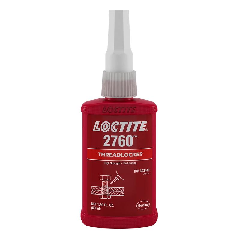 Trava Roscas Loctite 2760 Vermelho 2677022 - Frasco de 50g