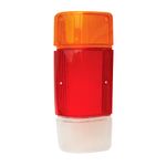 Lente da Lanterna Traseira Esquerda do Chevrolet A-20 e D-20 - Pradolux PL0423.02.09