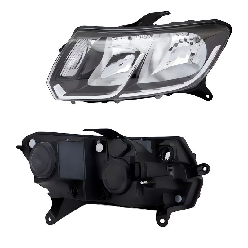 Farol Principal Esquerdo do Renault Logan e Sandero - Arteb 0160983