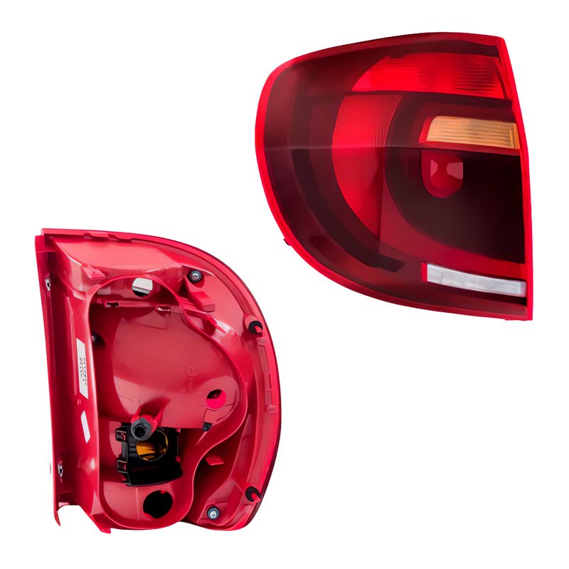 Lanterna Traseira Esquerda do Volkswagen Crossfox, Fox e SpaceFox - Arteb 0460429