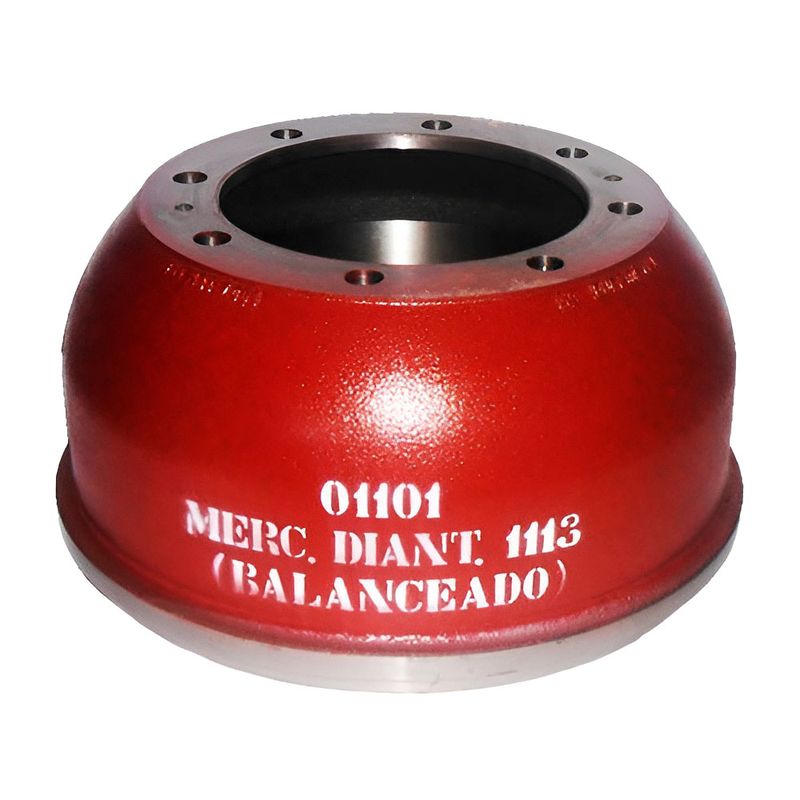 Tambor de Freio Dianteiro do Mercedes Benz L 1111, L 1113, LAK 1111 e outros - Durametal 01101