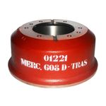 Tambor de Freio Traseiro do Mercedes Benz L 608 D - Durametal 01221