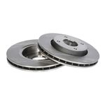 Jogo de Disco de Freio Dianteiro Ventilado do Ford Escort, Verona e Volkswagen Pointer - TRW RCDI00728