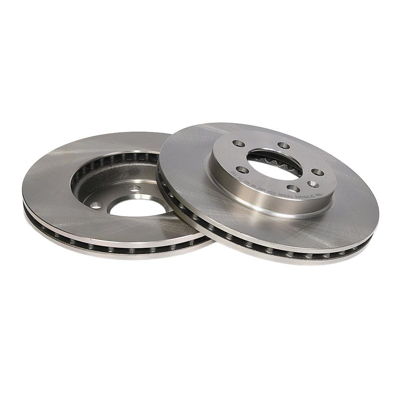 Jogo de Disco de Freio Dianteiro Ventilado do Volkswagen Polo e Virtus - TRW DF910