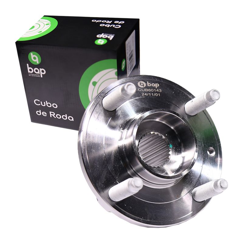 Cubo de Roda Dianteiro Direito/Esquerdo do Chevrolet Cobalt, Onix, Prisma e outros - BAP CUB60143