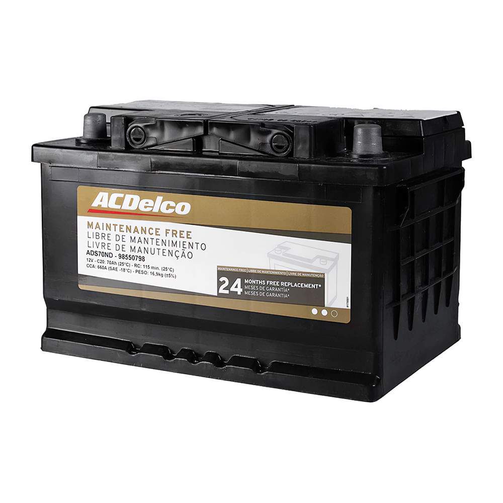 Bateria ACDelco 70Ah - ADS70ND
