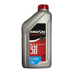 Óleo de Motor 5W-30 Sintético Maxon Oil Premium API SM - Frasco de 1L