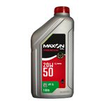 Óleo de Motor 20W-50 Mineral Maxon Oil Premium API SL - Frasco de 1L