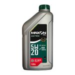 Óleo de Motor 5W-20 Sintético Maxon Oil Ultra API SN - Frasco de 1L