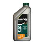 Óleo de Motor 5W-40 Sintético Maxon Oil Ultra API SN - Frasco de 1L