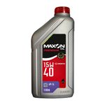 Óleo de Motor 15W-40 Semissintético Maxon Oil Premium API SL - Frasco de 1L