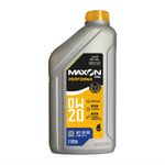 Óleo de Motor 0W-20 Sintético Maxon Oil Performa API SP - Frasco de 1L