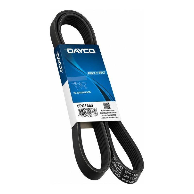 Correia Auxiliar do Volkswagen Fox, Gol, Saveiro e outros - Dayco 6PK700EE
